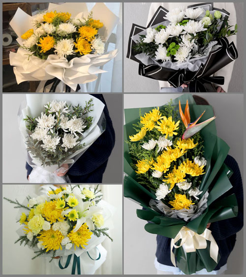 四川成都邛崃市羊安镇高河村白事花束代送